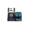 ESP32 WiFi Bluetooth 2 Kanal Röle Kartı
