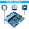 ESP32 WiFi Bluetooth AC 220V / DC 5-30V 4 Kanal Röle Kartı