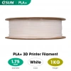 eSUN Beyaz Pla+ Filament 1.75mm 1 KG