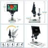 G1200 12MP 1200X 7 İnç Büyük Ekranlı Dijital Mikroskop