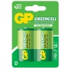 GP GP13G Greencell R20P/1250/D Büyük Boy D Pil 2li Blister