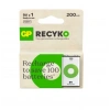 GP Recyko 200 mAh 9V Şarjlı Pil