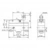 Gwest AZ-15GW22-B Kısa Metal Makaralı Mikro Switch 15A 1NO + 1NC
