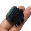 IC-104W Geniş Körüklü Işıklı Anahtar On-Off 4P Yeşil