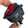 IC-104W-S Körüklü Geniş Işıklı Kırmızı Anahtar 30A ON-OFF 4P