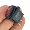 IC-118W Mini Işıklı Körüklü Anahtar 3P