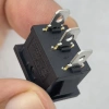 IC-121 Mini Işıksız Anahtar On-Off 3P Siyah