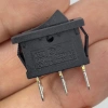 IC-121 Mini Işıksız Anahtar On-Off 3P Siyah