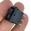 IC-125 Mini Işıksız Yaylı Anahtar OFF-MOM 3P