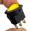 IC-131 Yuvarlak Işıklı Anahtar On-Off 3P Sarı