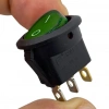 IC-131 Yuvarlak Işıklı Anahtar On-Off 3P Yeşil