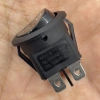 IC-133-4 Yuvarlak Işıksız Anahtar On-Off 4P Siyah