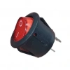 IC-133-5 Yuvarlak Kırmızı Işıksız Anahtar ON-OFF 2P