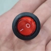 IC-133-5 Yuvarlak Kırmızı Işıksız Anahtar ON-OFF 2P