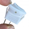 IC-133A Yuvarlak Işıksız Anahtar On-Off 2P Beyaz