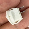 IC-134E Beyaz Yuvarlak Anahtar Işıksız On-Off 2P