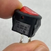 IC-134E Kırmızı Yuvarlak Anahtar Işıksız On-Off 2P