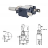 IC-151A Toggle Switch On-Off Işıklı 12V DC 20A ASW-07D