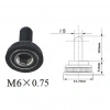 IC-161A Su Geçirmez Toggle Switch Kılıfı 6mm İçin