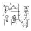 IC-163-3 Kısa Paletli Micro Switch Uzun Lehim Bacak