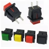IC-180K Plastik Buton Yaylı 2P PBS15B Yeşil