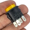 IC-180N Buton Plastik 22mm 12V 4P Sarı