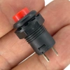 IC-185D Buton Yuvarlak Plastik Kalıcı 12mm 2P