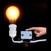 IC-187F Ters Kapak Swici Dolap Kapak Switch Sıva Üstü 250V 1A Siyah