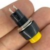 IC-190 Sarı Buton Yuvarlak Plastik Kalıcılı 10mm
