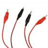 IC-247A-2 Krokodil Kablo Set 2 Adet (Kırmızı - Siyah)
