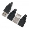 IC-264A USB A Tip Seyyar Kapaklı Erkek USB Soketi