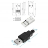 IC-264A USB A Tip Seyyar Kapaklı Erkek USB Soketi