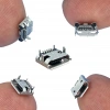 IC-266A-1 Micro USB Konnektör Mikro USB Soket 4 Şase 5 Pin