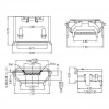 IC-266A-1 Micro USB Konnektör Mikro USB Soket 4 Şase 5 Pin