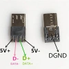 IC-266A-5 Erkek Micro USB Konnektör Seti Şarj Kablo Soketi