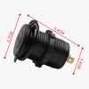 IC-266C-1 Pano Tip İkili USB 4.2A Mavi Ledli Soket