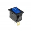 KCD1 Siyah Mavi Işıklı On/Off Anahtar 3 Pin