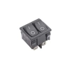 KCD2-502 İkili ON-OFF Switch 6 Pin - Siyah