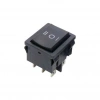 KCD4-602 ON-OFF-ON Switch 6 Pin Siyah