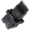LAY5-ED53 22mm Kısa Mandal Switch 1-0-2 Yaylı (2NO)