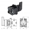 LAY5-EJ53 22mm Uzun Mandal Switch 1-0-2 Yaylı (2NO)