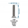 M3X5mm YHB Vida – DIN965 (Yıldız Havşa Başlı Vida) 10 Adet