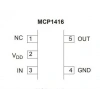 MCP1416T-E/OT SOT-23-5 SMD Güç Entegresi