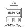 MCP1702T-3302E/MB SOT-89-3 Pasif Akım LDO Regülatör
