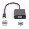 Micro Hdmi to Vga Kablo Dönüştürücü Çevirici Adaptör Siyah