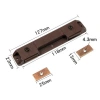 Mıknatıslı Plastik Mobilya Kapak Kilidi 110x23x14mm - Kahverengi