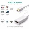 Mini Displayport to HDMI Dönüştürücü Adaptör Beyaz