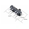 MSS-23D18 2P3T 3 Konumlu 8 Pin Sürgülü Slide Switch