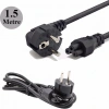 Notebook PC Laptop Güç Power Adaptör Kablosu Yonca Kablo 1.5m