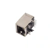 RJ45 Işıklı Dişi Ethernet Konnektörü - PCB Tipi 16x21x13mm
